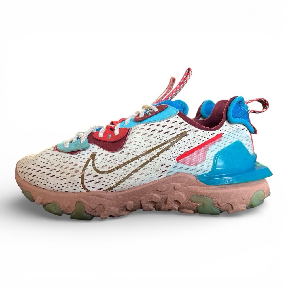 Nike React Vision Shoes In Desert Oasis, Men's 7/ Women's 9 CD4373 001 - Picture 2 of 8
